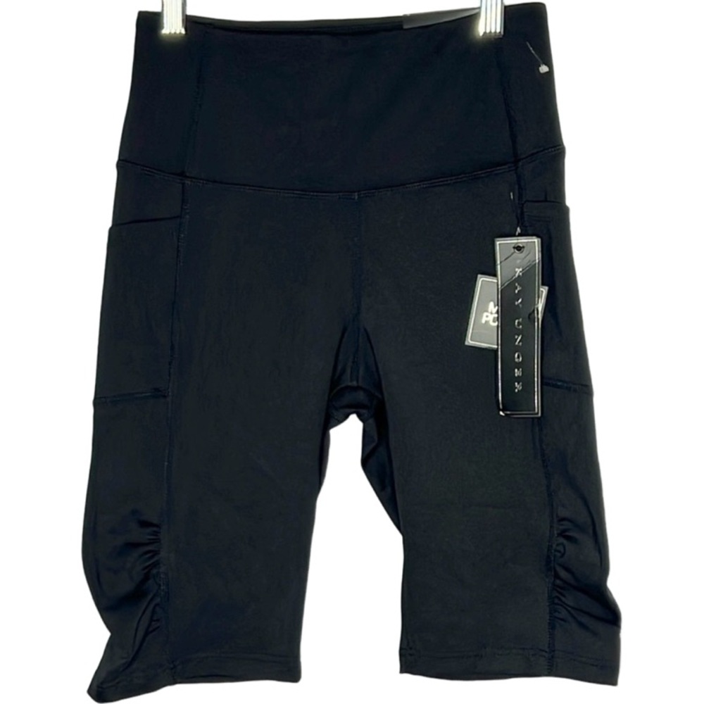 NWT Kay Unger high waist spandex legging shorts size S‎